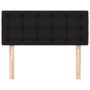 Cabecero de tela negro 100x5x78/88 cm de , Cabeceros y pies de cama - Ref: Foro24-346438, Precio: 34,22 €, Descuento: %