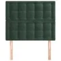 Kopfteile 2 Einheiten aus dunkelgrünem Samt 80x5x78/88 cm von , Kopf- und Fußteile - Ref: Foro24-3116799, Preis: 68,14 €, Rab...