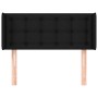 Cabecero de tela negro 83x16x78/88 cm de , Cabeceros y pies de cama - Ref: Foro24-3119178, Precio: 38,79 €, Descuento: %