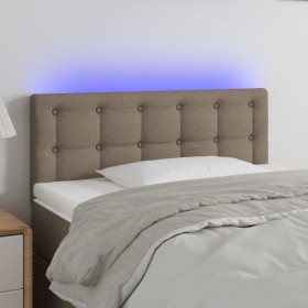 Cabecero con LED de tela gris taupe 80x5x78/88 cm de , Cabeceros y pies de cama - Ref: Foro24-3122024, Precio: 40,87 €, Descu...