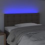 Cabecero con LED de tela gris taupe 80x5x78/88 cm de , Cabeceros y pies de cama - Ref: Foro24-3122024, Precio: 40,87 €, Descu...