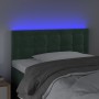Cabecero con LED de terciopelo verde oscuro 100x5x78/88 cm de , Cabeceros y pies de cama - Ref: Foro24-3122091, Precio: 47,20...