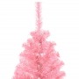 Árbol de Navidad artificial con soporte PVC rosa 150 cm en Decoración Festiva y Estacional | Comprar online en Foru.es