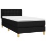 Cama box spring con colchón tela negro 80x200 cm de , Camas y somieres - Ref: Foro24-3130547, Precio: 276,33 €, Descuento: %