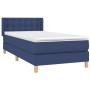 Cama box spring con colchón tela azul 80x200 cm de , Camas y somieres - Ref: Foro24-3130551, Precio: 289,90 €, Descuento: %