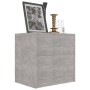 Mesitas de noche 2 uds madera contrachapada hormigón 40x30x40cm de vidaXL, Mesitas de noche - Ref: Foro24-801044, Precio: 55,...