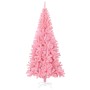 Árbol de Navidad artificial con soporte PVC rosa 210 cm en Decoración Festiva y Estacional | Comprar online en Foru.es