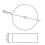 Silberne Keramikspüle 28x10 cm von vidaXL, Sinkt - Ref: Foro24-143489, Preis: 46,10 €, Rabatt: %