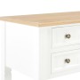Escritorio de madera blanco 109,5x45x77,5 cm de vidaXL, Escritorios - Ref: Foro24-280069, Precio: 241,38 €, Descuento: %