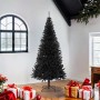 Árbol de Navidad artificial con soporte PVC negro 180 cm en Decoración Festiva y Estacional | Comprar online en Foru.es