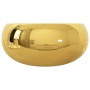 Lavabo 40x15 cm cerámica dorado de vidaXL, Lavabos - Ref: Foro24-143498, Precio: 89,93 €, Descuento: %