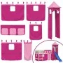 Curtains for loft bed with pink polyester tower by , Accessories for beds and slatted bases - Ref: Foro24-835924, Price: 39,6...