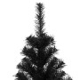 Árbol de Navidad artificial con soporte PVC negro 210 cm en Decoración Festiva y Estacional | Comprar online en Foru.es