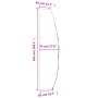 Cubierta sombrilla jardín 2 uds tela Oxford 420D 265x50/70/40cm de , Fundas para muebles de jardín - Ref: Foro24-3203399, Pre...