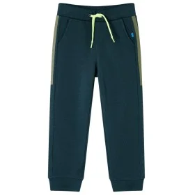 Pantalones de chándal infantiles con cordón verde musgo 128 de , Pantalones de niños - Ref: Foro24-13422, Precio: 10,22 €, De...