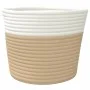 Cestas de almacenaje 2 uds algodón beige y blanco Ø24x18 cm de , Cestas - Ref: Foro24-358455, Precio: 17,05 €, Descuento: %