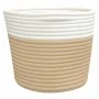Cestas de almacenaje 2 uds algodón beige y blanco Ø24x18 cm de , Cestas - Ref: Foro24-358455, Precio: 17,05 €, Descuento: %