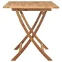 Folding garden table solid teak wood 120x70x75 cm by vidaXL, Garden tables - Ref: Foro24-44682, Price: 158,27 €, Discount: %