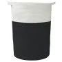 Black and white cotton storage basket Ø49x65 cm by , Baskets - Ref: Foro24-358495, Price: 47,52 €, Discount: %
