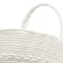 Cesta de almacenaje algodón marrón y blanco Ø43x38 cm de , Cestas - Ref: Foro24-358488, Precio: 29,56 €, Descuento: %
