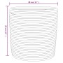 Cestas de almacenaje 2 uds algodón marrón y blanco Ø28x28 cm de , Cestas - Ref: Foro24-358460, Precio: 38,53 €, Descuento: %