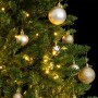 Árbol de Navidad artificial con bisagras 150 LED y bolas 150 cm en Decoración Festiva y Estacional | Comprar online en Foru.es