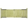 Puertas de valla madera 2 uds de pino impregnada 300x100 cm de vidaXL, Puertas de jardín - Ref: Foro24-45339, Precio: 173,55 ...