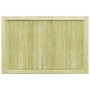 Puertas de valla madera 2 uds de pino impregnada 300x100 cm de vidaXL, Puertas de jardín - Ref: Foro24-45339, Precio: 173,55 ...