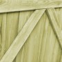 Puertas de valla madera 2 uds de pino impregnada 300x100 cm de vidaXL, Puertas de jardín - Ref: Foro24-45339, Precio: 173,55 ...