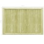 Puertas de valla madera 2 uds de pino impregnada 300x100 cm de vidaXL, Puertas de jardín - Ref: Foro24-45339, Precio: 173,55 ...