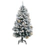 Árbol Navidad artificial con bisagras 150 LED y bolas 120 cm en Decoración Festiva y Estacional | Comprar online en Foru.es