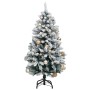 Árbol de Navidad artificial con bisagras 150 LED y bolas 150 cm en Decoración Festiva y Estacional | Comprar online en Foru.es
