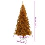 Árbol de Navidad artificial con soporte PET dorado 180 cm en Decoración Festiva y Estacional | Comprar online en Foru.es