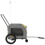 Remolque bicicleta para perros hierro tela Oxford amarillo gris de , Cochecitos para mascotas - Ref: Foro24-93854, Precio: 10...
