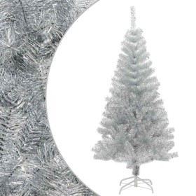Árbol de Navidad artificial con soporte PET plateado 150 cm en Decoración Festiva y Estacional | Comprar online en Foru.es