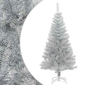 Árbol de Navidad artificial con soporte PET plateado 150 cm en Decoración Festiva y Estacional | Comprar online en Foru.es