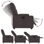 Dark Brown Fabric Recliner by , Armchairs - Ref: Foro24-372484, Price: 187,78 €, Discount: %