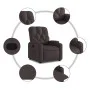 Dunkelbrauner Stoffsessel von , Sessel - Ref: Foro24-372484, Preis: 187,78 €, Rabatt: %