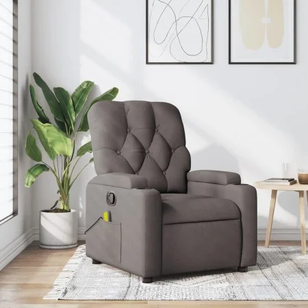 Sillón de masaje reclinable de tela gris taupé de , Sillones - Ref: Foro24-372499, Precio: 235,57 €, Descuento: %
