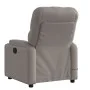 Sillón de masaje reclinable de tela gris taupé de , Sillones - Ref: Foro24-372499, Precio: 235,57 €, Descuento: %