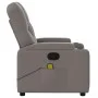 Sillón de masaje reclinable de tela gris taupé de , Sillones - Ref: Foro24-372499, Precio: 235,57 €, Descuento: %