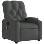 Sillón de masaje reclinable de tela gris oscuro de , Sillones - Ref: Foro24-372492, Precio: 276,19 €, Descuento: %