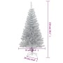 Árbol de Navidad artificial con soporte PET plateado 150 cm en Decoración Festiva y Estacional | Comprar online en Foru.es