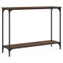 Mesa consola madera de ingeniería marrón roble 101x30,5x75 cm de , Mesas auxiliares - Ref: Foro24-837706, Precio: 40,96 €, De...