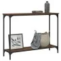 Mesa consola madera de ingeniería marrón roble 101x30,5x75 cm de , Mesas auxiliares - Ref: Foro24-837706, Precio: 40,96 €, De...