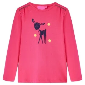 Camiseta infantil de manga larga rosa brillante 92 de , Camisetas para niños - Ref: Foro24-13529, Precio: 8,32 €, Descuento: %