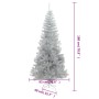 Árbol de Navidad artificial con soporte plateado PET 180 cm en Decoración Festiva y Estacional | Comprar online en Foru.es