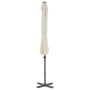 Sombrilla voladiza con poste de aluminio 300 cm arena de vidaXL, Sombrillas - Ref: Foro24-44620, Precio: 187,44 €, Descuento: %