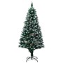 Árbol de Navidad artificial con piñas y nieve blanca 150 cm en Decoración Festiva y Estacional | Comprar online en Foru.es