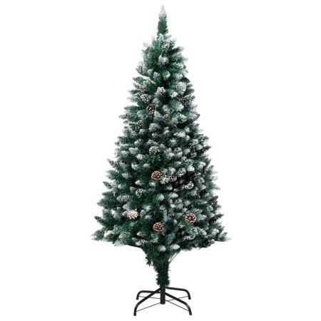 Árbol de Navidad artificial con piñas y nieve blanca 150 cm en Decoración Festiva y Estacional | Comprar online en Foru.es